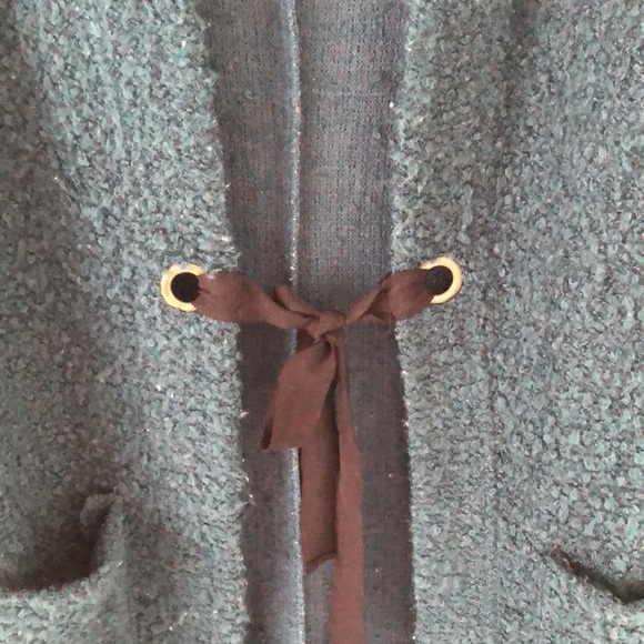 Long sweater coat with center tie Size S - Picture 4 of 7